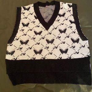 Butterfly sweater vest